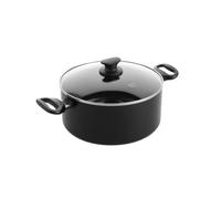 GreenChef Prime Faitout 24 cm, 4,9 L, avec couvercle, Revêtement antiadhésif en céramique sans PFAS, Compatible Tous feux Dont Induction, Passe au Four jusqu'à 160 °C, Compatible Lave-vaisselle