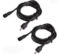 GreenClick 6.56ft/2M Extension Cables to Garden Lights, IP65 Waterproof, Suitable for 6-in-1 RGBW LED Landscape Lights and Warm White Garden Spotlights(2 Pack)
