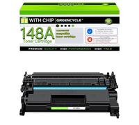 greencycle 148A with Chip W1480A Toner Cartridge Replacement Compatible for HP 148A Black Toner Cartridge Work with Laser Jet Pro 4001dw 4001dn 4001n MFP 4101fdw 4101fdn Ink Cartridge(1PCS,with Chip)