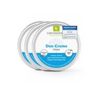 GREENDOOR deodorant cream aluminium free 3 x 50 ml, cream deodorants, free from aluminium salts and preservatives, alcohol-free, Peta certified. Natural cosmetics with aloe vera