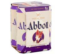 Greene King Abbot Ale Can, 4 x 500ml