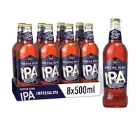 Greene King Imperial IPA Beer, 8 x 500ml Bottles, 6% ABV