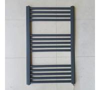 Greened House Anthracite Electric Heated Towel Rail 500mm W x 800mm H