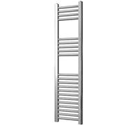 Greened House Chrome Heated Towel Rail 300mm W x 1200mm H
