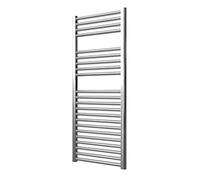 Greened House Extra High Heat Output Chrome Central Heating Flat Towel Rail 500 x 1200mm Bathroom Radiator Heater Up to 26% More Heat Output