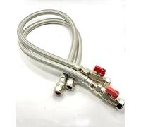 Greened House Flexible Hose x2 for Kitchen Plinth Heater 15mm 700mm