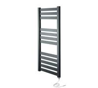 Greened House VAS Towel Rail 500 x 960mm Anthracite Electric Bathroom Towel Warmer Flat Panel