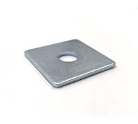 Greened House Zinc Plated Square Plate Washer M10 40mm x 40mm x 3mm Thickness - pack of 10