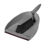 Greener Cleaner Dustpan & Brush Slate Grey (Soft Bristles) 1 Unit
