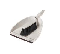 Greener Cleaner Premium Dustpan and Brush Set, 100% Eco-Friendly Recycled Wood and Plastic, High Quality Bristle Fibers, Easy collect rubber front edge, Patented Eco-Flex Technology, Comfort Grip Handle, Nesting Parts and Hanging Hole for Compact Storage, Choice of Popular Rustic Colors