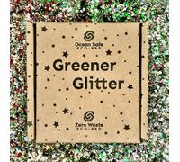Greener Glitter 100% Plant not Plastic, Winter Wonderland Multi Mix (40g) No Guilt Biodegradable and Fully Compostable, Eco, Ocean Safe, Zero-Waste