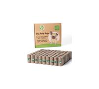 GREENER WALKER Biodegradable Poop Bags 1080 Count, Extra Thick Leak-Proof 13x9in, Corn Starch Blend, Fits Standard Dispensers - GW-BIO1080Br