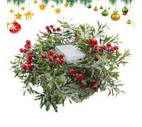 Greenery Garland for Table Decor,LED Lights with Berries - Lighted Artificial Garland | for Indoor Outdoor Home Party Stairs Porch Mantle Table Farmhouse