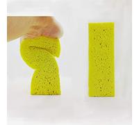 Greenet Car Wash Sponge, Large Cellulose Sponges, Kitchen And Cleaning, Pack Of 3, Yellow, Environmentally Safe Biodegradable