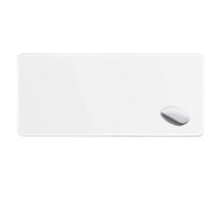 Greeney Large Gaming Mouse Pad,31.5x11.8 Inch Sublimation Blanks Mouse Pads for Heat Press Printing Picture Logo Crafts (White)