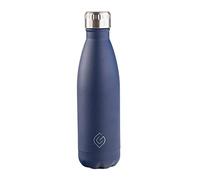 Greenfield Collection 500ml Water Bottle; BPA Free Double Walled Stainless Steel Vacuum Insulated Water Bottles - 12 Hours Temp Controlled - Leakproof Sports Flask Great for Work, Gym, Travel - Navy