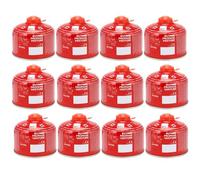 Greenfields 12 Pack 230g Propane Butane Gas Cartridge - EN417 Screw-On Resealable Camping Stove Fuel for Portable Cookers, Gas BBQs, Blowtorches & Outdoor Cooking