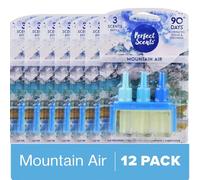 Greenfields 12 Pack Perfect Scents Refill Air Freshener - Compatible with Ambi Pur 3volution Plug-In Units - Long-Lasting 20ml Refills, Up to 90 Days of Fragrance (Mountain Air)