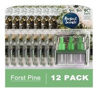Greenfields 12 Pack Perfect Scents Refill Air Freshener - Compatible with Ambi Pur 3volution Plug-In Units - Long-Lasting 20ml Refills, Up to 90 Days of Fragrance (Forest Pine)