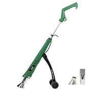 Greenfields 2000W Electric Weed Burner with Dual Heat Settings, Long Reach Garden Weed Remover with Guide Wheels, BBQ Nozzle & 2m UK Plug Cable