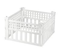 Greenfields 4 Pack Garden Border Fence Panels - Decorative Plastic Lawn Edging for Paths Borders - Durable UV-Stabilized Polyurethane Weatherproof Fencing Panel L60 x D2 x H36cm, No Tools Required