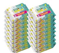 Greenfields Extra-Soft Baby Wipes - 20 Pack - 4000 Wipes Total - Mild & Gentle Cleaning Wipes for Delicate Skin, Free From Alcohol, Parabens & PEGs, Everyday Baby Care Essential