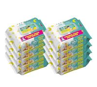 Greenfields Extra-Soft Baby Wipes - 8 Pack - 1600 Wipes Total - Mild & Gentle Cleaning Wipes for Delicate Skin, Free From Alcohol, Parabens & PEGs, Everyday Baby Care Essential