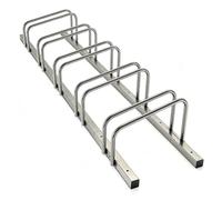 Greenfields Modular Bike Parking Rack - Durable Metal Bicycle Storage System for Garage, Shed or Outdoor Use, Secure Floor or Wall Mounted Stand for Multiple Bikes (5 Bicycles)