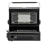 Greenfields Outdoor Gas Heater Portable 1.3kW Camping with Ceramic Burner, Compact Lightweight, Auto Ignition Safety Grill, Patio Garden Caravan