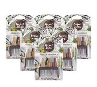 Greenfields Pack of 6 Plug-In 3volution Air Freshener Refills - Compatible with Ambi Pur 3tation Plug-In Units, Long-Lasting 20ml Refills, Up to 90 Days of Fragrance (Vanilla & Magnolia)