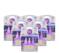 Greenfields Pack of 6 Plug-In 3volution Air Freshener Refills - Compatible with Ambi Pur 3tation Plug-In Units, Long-Lasting 20ml Refills, Up to 90 Days of Fragrance (Mystic Japan)
