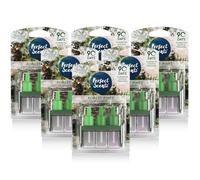 Greenfields Pack of 6 Plug-In 3volution Air Freshener Refills - Compatible with Ambi Pur 3tation Plug-In Units, Long-Lasting 20ml Refills, Up to 90 Days of Fragrance (Forest Pine)