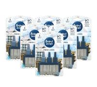 Greenfields Pack of 6 Plug-In 3volution Air Freshener Refills - Compatible with Ambi Pur 3tation Plug-In Units, Long-Lasting 20ml Refills, Up to 90 Days of Fragrance (Fresh Linen)