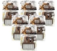 Greenfields Pack of 6 Plug-In 3volution Air Freshener Refills - Compatible with Ambi Pur 3tation Plug-In Units, Long-Lasting 20ml Refills, Up to 90 Days of Fragrance (Velvet & Jasmine Oud)