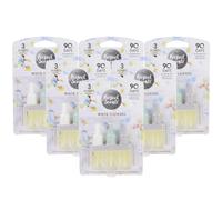 Greenfields Pack of 6 Plug-In 3volution Air Freshener Refills - Compatible with Ambi Pur 3tation Plug-In Units, Long-Lasting 20ml Refills, Up to 90 Days of Fragrance (White Flowers)