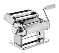 Greenfields Stainless Steel Pasta Maker Machine, Manual Pasta Roller with 6 Thickness Settings, Hand Crank Noodle Maker for Lasagne Sheets, Spaghetti, Fettuccine, Tagliatelle & Homemade Pasta