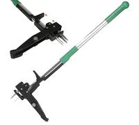 Greenfields Stand-Up Gardening Weed Puller | High-Strength Stainless Steel Tool with 4 Claws | 1m Long Ergonomic Handle for No-Bend Weeding | Effortless Weed Removal for Gardens, Lawns and Flower Beds