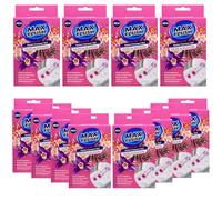 Greenfields Toilet Cleaner Gel 45ml - 12 Pack - Limescale Remover & Dirt Eliminator - Easy Apply Gel Block Automatic Toilet Hygiene - Long-Lasting 6 Weeks Cleaning & Freshness, Tropical Blossom