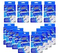 Greenfields Toilet Cleaner Gel 45ml - 12 Pack - Limescale Remover & Dirt Eliminator - Easy Apply Gel Block Automatic Toilet Hygiene - Long-Lasting 6 Weeks Cleaning & Freshness, Ocean Spray