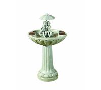 Solar Powered Umbrella Fountain Stone Effect Water Feature 1170420RL