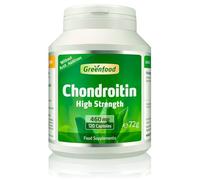 Greenfood Chondroitin, 460 mg, high dose, 120 Capsules - high bioavailability. Without Artificial additives, Without Genetic Engineering.