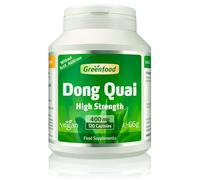 Greenfood Dong Quai, 400 mg, high-dose Extract (10:1),120 Capsules - Valued for Thousands of Years in China. Without Artificial additives, Without Genetic Engineering. Vegan.