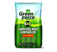 GREENFORCE G60015 4 in1 Lawn Feed Weed, Moss Killer, Green, 50 X 40 X 25 cm