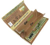 GREENGO 3 in ONE Pure Natural King Size Rolling Paper X 33 Plus 34 Tips Plus Tray Plus Free SWISS Tips (1)