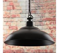 Greenhall Red Deer Traditional Rustic Iron Hanging Ceiling Light - Rusted Metal