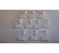 Greenhills Carrera Go!!! Barrier Support Posts/Clips x 10 - NEW - G1056