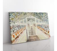 Greenhouse By Eric Ravilious Canvas Wall Art Print 20x14 Inch