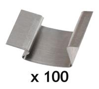 Greenhouse Clips Stainless Steel Glass Glazing Window Sprung Clips (Pack of 100)