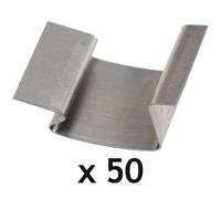 Greenhouse Clips Stainless Steel Glass Glazing Window Sprung Clips (Pack of 50)