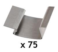 Greenhouse Clips Stainless Steel Glass Glazing Window Sprung Clips (Pack of 75)